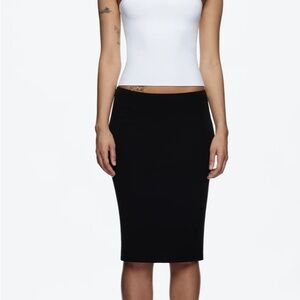 Tank Air, collect $$ midi skirt